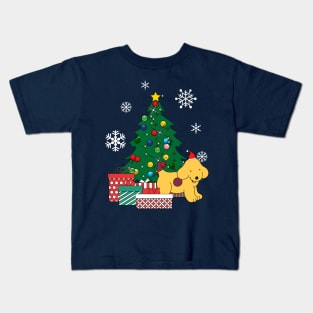 Spot The Dog Around The Christmas Tree Kids T-Shirt